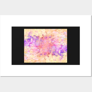 Color Splash Paint Splatter abstract art Posters and Art